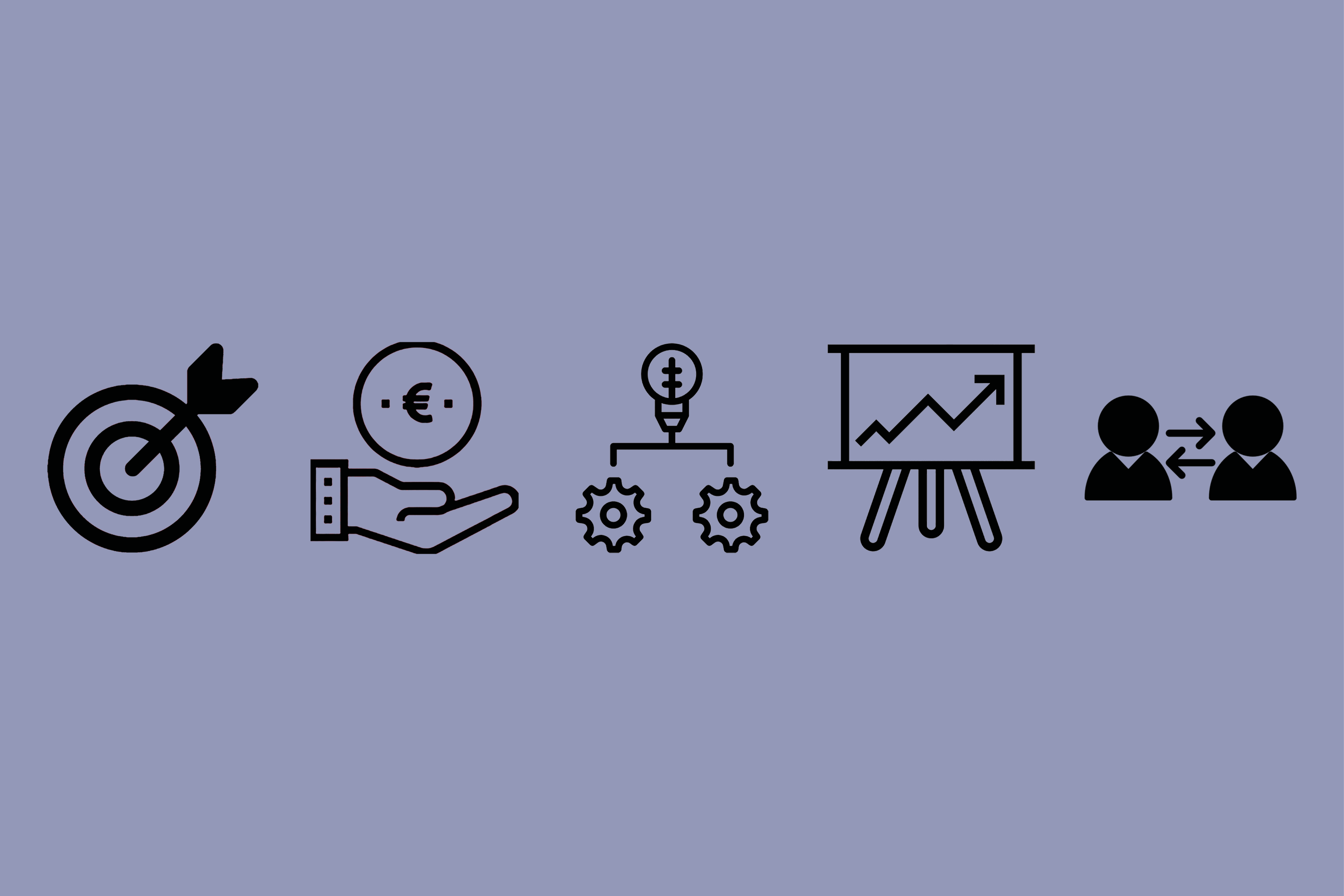 Onze dienstverlening bestaat uit 5 proposities